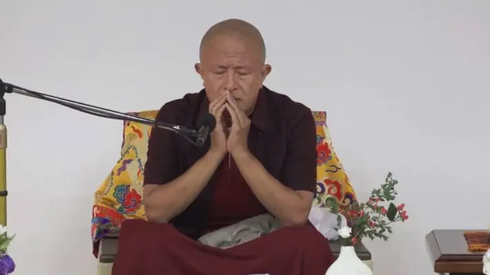 Dzongsar Khyentse Rinpoche teachings in  Seoul, Korea, July 15-16, 2017. Although the Buddha taught only one ultimate truth, because listeners of the teachings come from a wide variety of backgrounds, minds and elements, there are many different sutras. Here, Rinpoche presents the Thousand Hands Sutra, revisiting it for many reasons: one being because it’s very popular in Korea and another, because it is one of the most celebrated sutras of the Tang Dynasty in China. In this particular sutra, the Buddha talks about the dharani of Avalokiteshvara (Bodhisattva of Great Compassion). Reading and/or saying this dharani out loud, you can accumulate a lot of merit. And Rinpoche teaches on the meaning and character of this dharani, which in essence is its great compassion.
