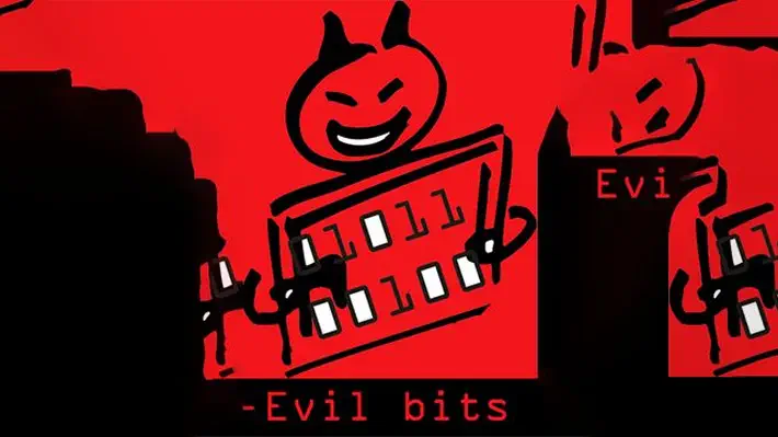 The evil bit is a fictional IPv4 packet header field proposed in RFC 3514, a humorous April Fools' Day RFC from 2003 authored by Steve Bellovin. The RFC recommended that the last remaining unused bit, the 