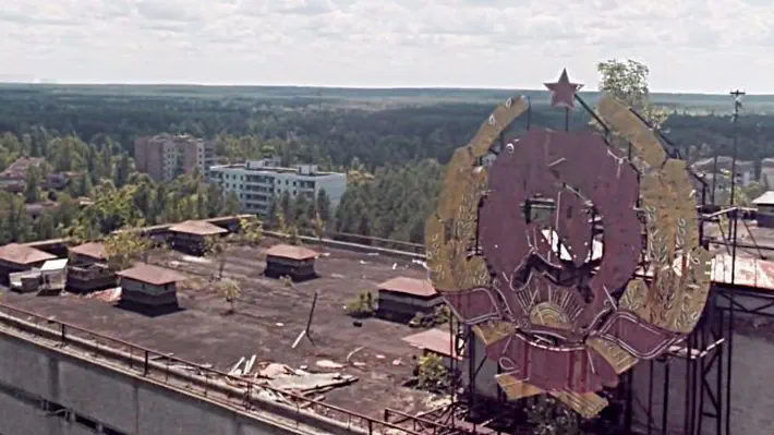 Drone over the Chernobyl exclusion area. // Earlier this year I had the opportunity to visit Chernobyl whilst working for CBS News on a '60 Minutes' episode which aired on Nov. 23, 2014. Bob Simon is the correspondent. Michael Gavshon and David Levine, producers.