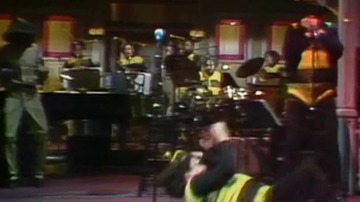 John Belushi & Dan Aykroyd on Saturday Night Live. 1978. First Blues Brothers appearance.