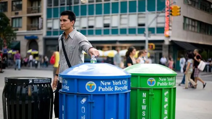 Even if you put everything into the right blue bins, a lot of plastics will end up in landfills and the ocean. Consumers can't solve this problem.